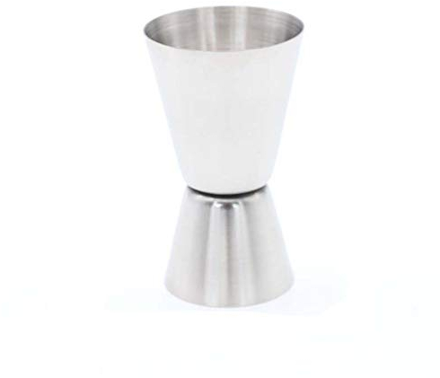 Ogquaton Verre doseur double face en acier inoxydable pour cocktail, barman, mélangeur de boisson, spiritueux, 20 ml/40 ml, créatif et utile