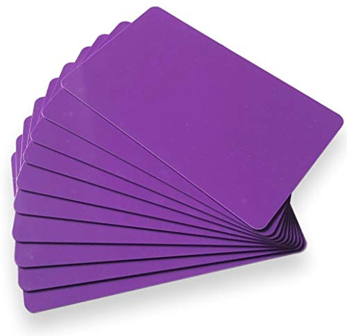 10 x NFC Visitenkarten Tags | NXP Chip NTAG213 | 144 Byte Speicher | farbige Hart-PVC Visitenkarten | hohe Scan-Stärke ...