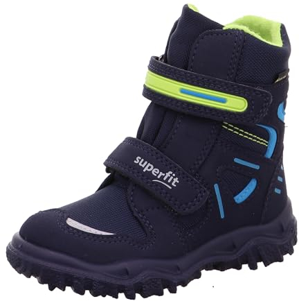 superfit Husky, Stivali da neve Bambini e ragazzi, Blu Verde 8000, 38 EU