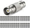 RUNCCI-YUN 30 Stück BNC-Stecker BNC-Buchse auf BNC-Buchse, Female BNC-Doppelkupplung BNC-Adapter, Q9-Adapter, gerader Stecker für CCTV-Kamera, Video, SDI/BNC-Kabel, Verbindungsverlängerung