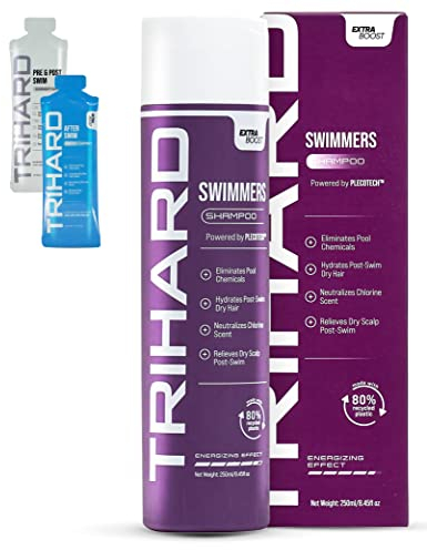 TRIHARD Premium Swim Shampoo | Ultimate Chlorine & Saltwater Defense | Pro Swimmers' Hair Care Choice