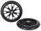 Hudora Unisex – Erwachsene Ersatzrollenset-3099710640 Ersatzrollenset, Schwarz, 205 mm