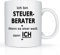 Print-Klex Berufstasse mit Steuerberater Motiv Bedruckt Steuerberater Tasse für Beruf Geschenk Kaffeebecher Geschenktasse Teetasse Arbeitstasse Arbeitsbecher mit Druck 330ml Beruf Tasse
