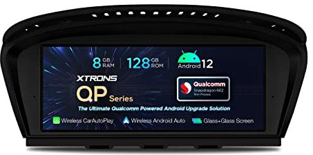 XTRONS 8.8 '' Android 13 Autoradio Qualcomm 662 Octa Core 8GB 128GB Auto Stereo Multimedia Player Eingebauter 4G LTE Unterstützung Qualcomm Bluetooth 5.1 für BMW 5er E60 E61 3er E90 E91 M5 CCC-System