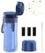 HnadFan Wasserflasche, wiederverwendbare Sportwasserflasche aus BPA-freiem Tritan mit USB Ventilator 2600 mAh batteriebetrieben, geeignet für Fitnessstudio, Camping, Büro