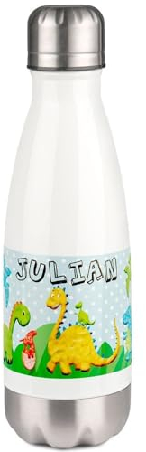 Gourde thermos blanche personnalisée photo – Bouteille thermos tendance en inox blanc avec impression photo – Bouteille personnalisable