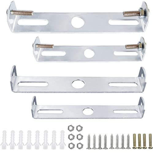 4Pieces Light Fixture Mounting Bracket for Ceiling Pendant Light Crossbar Kit Sconce Mounting Plate with Screws