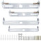 4Pieces Light Fixture Mounting Bracket for Ceiling Pendant Light Crossbar Kit Sconce Mounting Plate with Screws