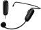 Goshyda Wireless Microphone Headset, UHF FM 500mAh 2.4G Rechargeable Professional 2 in 1 Head Wear Headphones Mic, for Voice Amplifier Computer Speakers