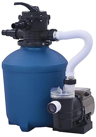 INLIFE Sandfilteranlage mit Zeitschaltuhr 530 W 10980 L/h,15.2kg,92247
