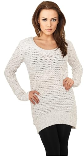 Urban Classics Damen Ladies Long Wideneck Sweater