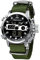 Orologio Uomo Digitale Militare Sportivo - Orologio da Polso Uomo Quadrante Grande LED Orologi Analogico Digitali Impermeabile Allarme Cronometro Calendario Orologi Nylon Verde, Regali da Uomo
