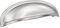 Amerock Ashby BP3664026 Schrankgriff aus poliertem Chrom, Möbelbeschläge, Möbelbeschläge, Schubladengriff, 76 mm oder 102 mm