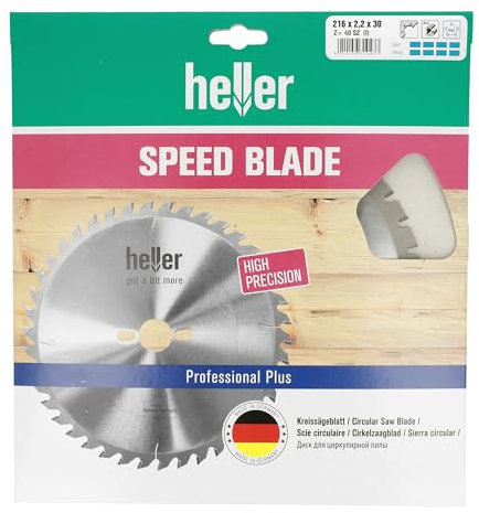 Heller Kappsägeblatt Metall, 216 x 2,2 x 30 x 40 x SZ