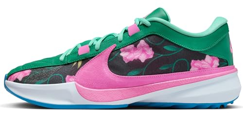 Nike Herren Zoom Freak 5 Basketballschuh, Lt Photo Blue/Black-Playful Pink, 44 EU