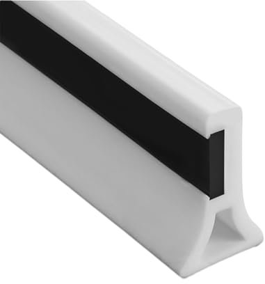 Wansiman Water Stopper Strip,Floor Water Barrier,Floor Water Barrier,Water Retaining Strip With Glue,Effortless Installation,Resist Wear,Bendable,With Glue,For Kitchen Sink Bathroom Floor