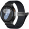 CeMiKa One Klick Geflochtenes Armband Kompatibel mit Samsung Galaxy Watch 7 6 5 4 Armband 40mm 44mm, Magnet Armband für Samsung Watch 6 Classic 47mm 43mm/5 Pro 45mm/4 Classic 42mm 46mm/FE, Schwarz