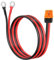 Xiatiaosann XT60i-auf-O-Ring-Anschluss kabel, 10AWG XT60I-Buchse auf O-Ring-Anschlussstecker, Stromverlängerungskabel für Balance-Ladegeräte, FPV-Drohnen, Lithiumbatterien (1,5 m)
