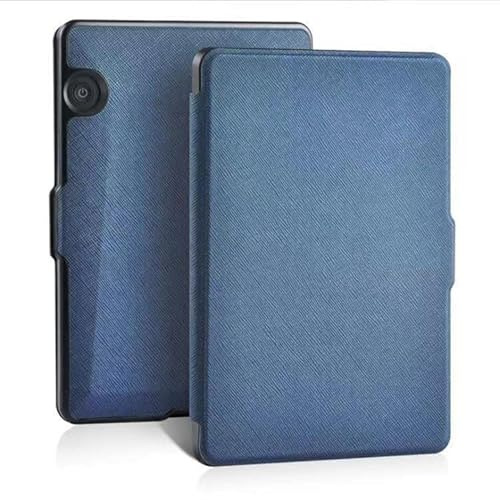 Étui pour Kindle Voyage 1499 - Étui ultra fin et léger en cuir PU avec fonction veille/réveil automatique (uniquement applicable à Amazon Kindle Voyage 1499) (bleu marine)