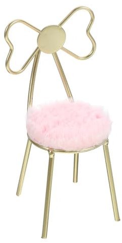 KONTONTY Miniature Dressing Chair Butterfly Chair Model Miniature Furniture for Doll House Mini Ornament