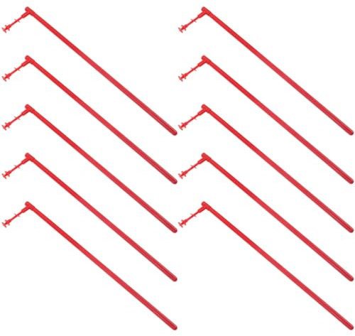 BESPORTBLE 10sätze Windmühlenstäbe Aus Robustem Kunststoff Für Garten Ersatz-windmühlenstäbe Zum BAU Von Windrädern Langlebige Für Bastelarbeiten