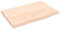 Genérico Wenjingqi 3156281 Tischplatte, massives Eichenholz, unbehandelt, 60 x 40 x 2 cm, Braun