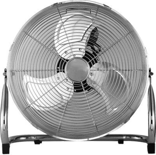 EFFE HOME 7401811 - Ventilatore industriale da pavimento, 3 velocità, 4 pale, in metallo