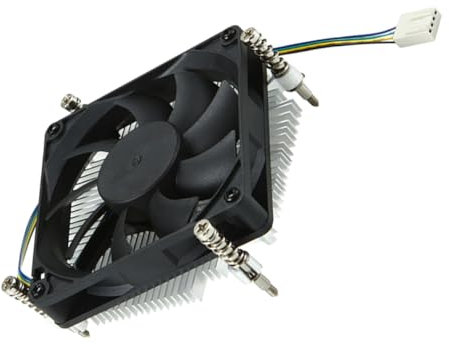 SHINEOFI CPU Cooling Fan Ultra Thin High Performance Cooler for DIY Computer Solid Fin Structure Low Heat Loss Prevent Overheating Extend CPU Life