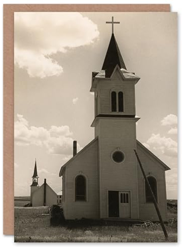Artery8 Dorothea Lange Art Card Churches of High Plains South Dakota