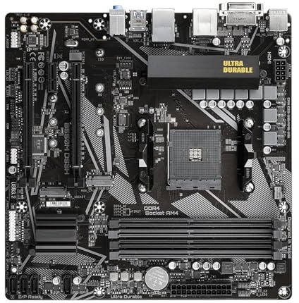 Placas Base Fit For GIGABYTE B550M DS3H Micro-ATX AMD B550 DDR4 4733(OC) MHz M.2 USB 3. 128G Placa Base AM4 con Conector de Doble Canal