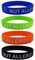 NUT Allergy Silicone Wristbands - Blue, Orange, Green and Black Kid's Sizes (4 Pack) (Small Child Size) …