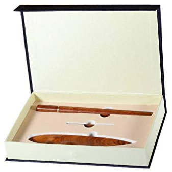 Lachineuse - Coffret Porte-Encens - Brûleur d'Encens - en Bois de Rose - Décoration Asiatique Intérieur - 22,5 x 4 cm - Support à Encens - Objet Décoration Idée Cadeau Chine Japon Asie