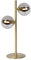 LUCIDE TYCHO - Tischlampe - 2xG9 - Mattes Gold/Messing