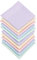 HOULIFE 10 Stücke Damen Taschentücher aus Reiner Baumwolle mit Spitzen 40x40cm 5 Farben für Alltagsgebrauch&Hochzeit