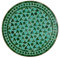 Casa Moro Gartentisch Ø 60 cm – Balkontisch Terrassentisch Mosaiktisch Fliesentisch | Tisch Wohnzimmer Esstisch aus Marrakesch Marokko Grün