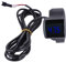 Voltmeter elektrisch Fahrrad, Digital Voltmeter Thumb Accelerator Shifter Accelerator Gas mit digitaler Spannungsanzeige für Scooter Elektroroller