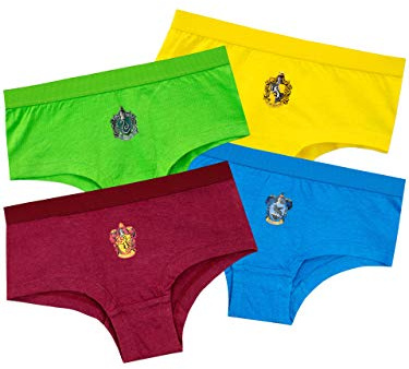 Harry Potter Girls Hogwarts Underwear Pack of 4