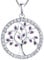 YL Damen Lebensbaum Anhänger mit Kette 925 Sterlingsilber Amethyst Baum des Lebens Anhänger Halskette für Damen Mutter, Kettenlänge 45-48 CM
