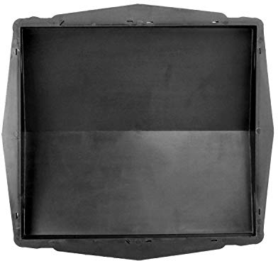@tec Betonform Schalungsform Gießform Polypropylen (Kunststoff) - Mauerabdeckung/Abdeckplatte Glatt - 39 x 35 x 7 cm