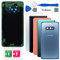 Eonpam akkudeckel für Samsung Galaxy S10e G970 Rückseite Glas Original Backcover Back Glas Ersatz Reparatur Set mit Kameraobjektiv (Prisma Blau)