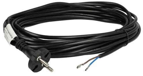 vhbw Stromkabel kompatibel mit Miele S4210, S5210, S5211, S5220, S4211, S444I Staubsauger - 15 m Kabel 1000 W