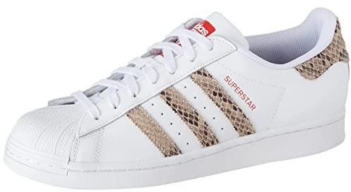 adidas Originals Women's Superstar Legacy Sneaker, White/Wonder White/Better Scarlet, 10
