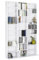 IDMarket - Ceylia CD-Bücherregal, 33 Fächer, mit modularen Regalen, Holz, Weiß