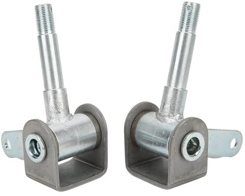 Agatige 2Pcs Remplacement de Support de Broche de 4,5 Pouces x 5/8 Pouces, Ensemble de Supports de Broche en Alliage d'acier, Entretoise de Direction Droite Gauche, Accessoires pour Go Kart