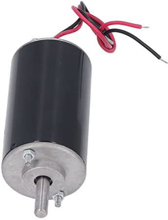 Bürstenmotor Big Power High Speed DC 12/24V 50W CW/CCW Bürsten DC-Motor mit hohem Drehmoment für DIY Generator Elektrowerkzeuge(24V 50W 3000 RPM)