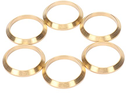 6-teilige Uhr-Zierringe für IN 14 Nixie-Röhren-Uhren, IN 14 Nixie-Röhren-Kupferringe DIY-Uhr-Zierringe