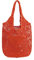 Erhuoxz Stroh-Strand-Tragetasche für Frauen, gewebte Tragetasche, hohle Umhängetasche, große Hobo-Tasche, Handtasche, Sommer-Reisetasche, Orange/Abendrot im Zickzackmuster (Sunset Chevron), Large