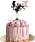 SYKYCTCY 1 Pack Happy 21th Birthday Cake Topper Glitter Heels Girls Bachelorette Cake Pick Cake Decorations for Girls Ladies Twenty-One Years Old Birthday Theme Party Supplies Rosegold