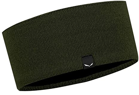 Salewa Puez Merino Headband, dark olive, UNI58