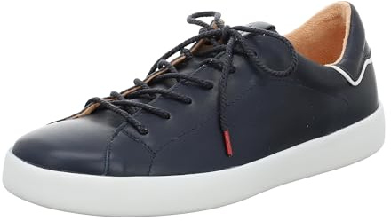 Think! Herren JOEKING chromfrei gegerbte nachhaltige Wechselfußbett Sneaker, Navy Kombi 8010,46.5 EU